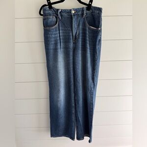 Good American Blue Flare & Wide Leg Jeans